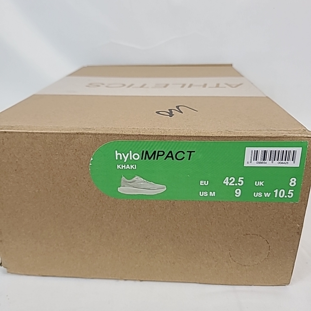 *NIB* Hylo Athletics Impact Unisex Running Sneakers Khaki Green Sz M9, W10.5 - Picture 7 of 7